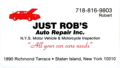 Rob's Card